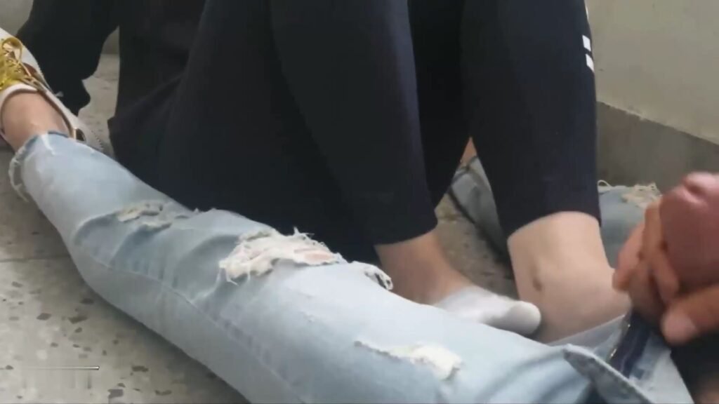 계단간단레깅스녀양말신고 풋잡딸 [얼공작]